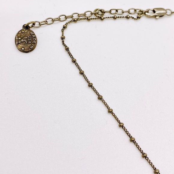 VINTAGE Anne Koplik • Silvertone Key Charm Chain Necklace OS - Picture 8 of 15